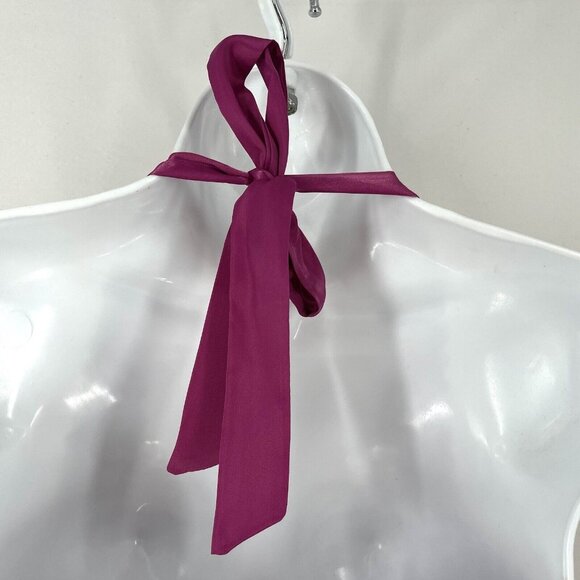 Elegant Women's Lace Halter Corset - Pink - Picture 9 of 16